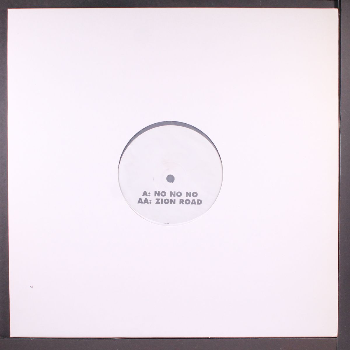 no no no / zion road by UNKNOWN ARTIST