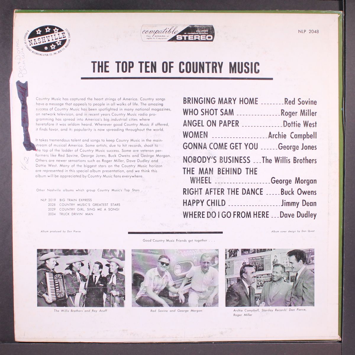 top ten of country music by VARIOUS