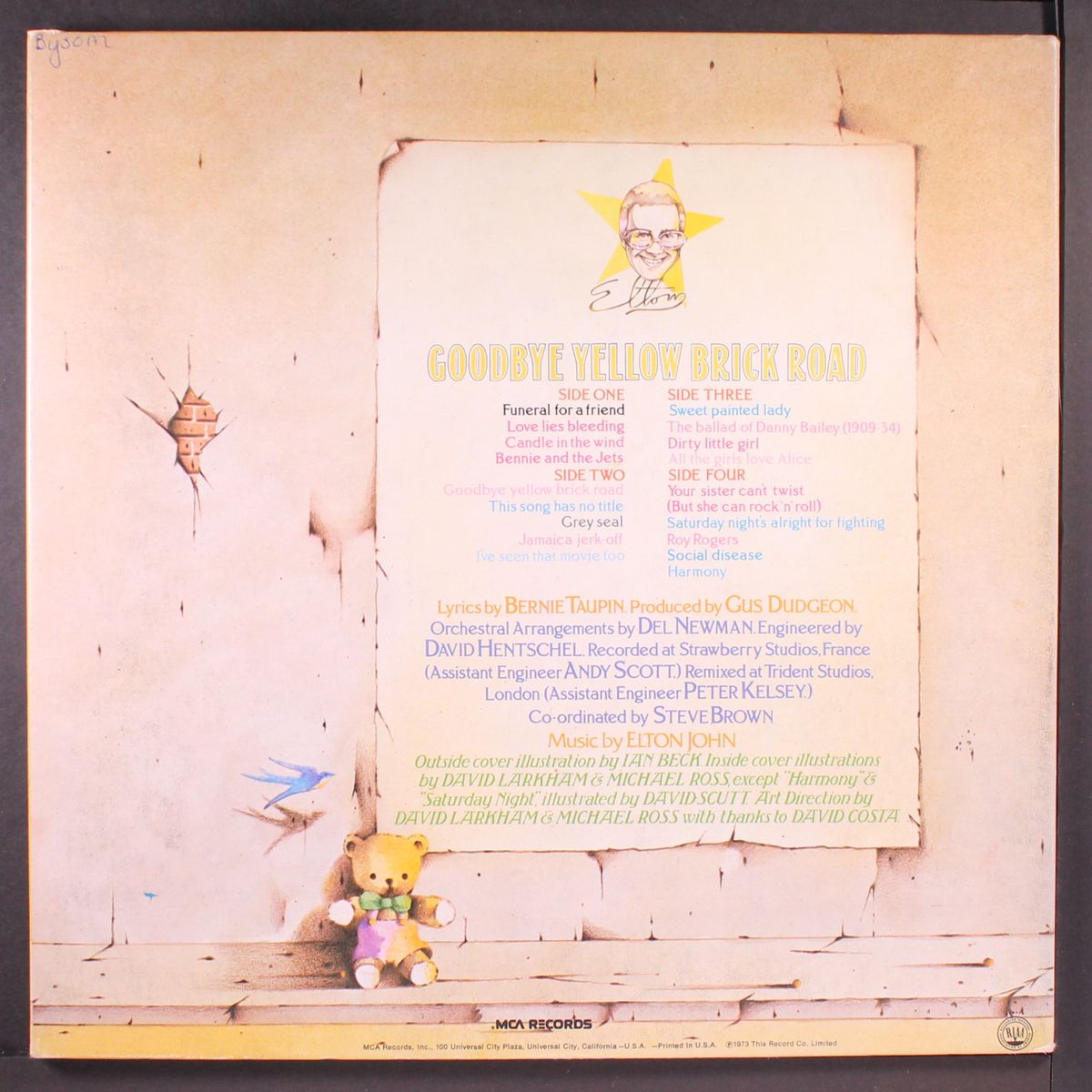 goodbye yellow brick road by ELTON JOHN