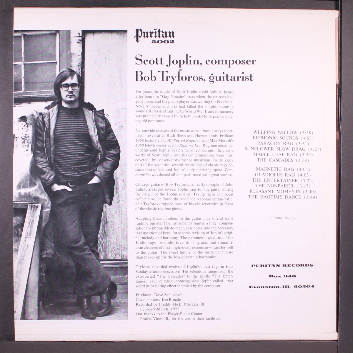scott joplin, composer by BOB TRYFOROS