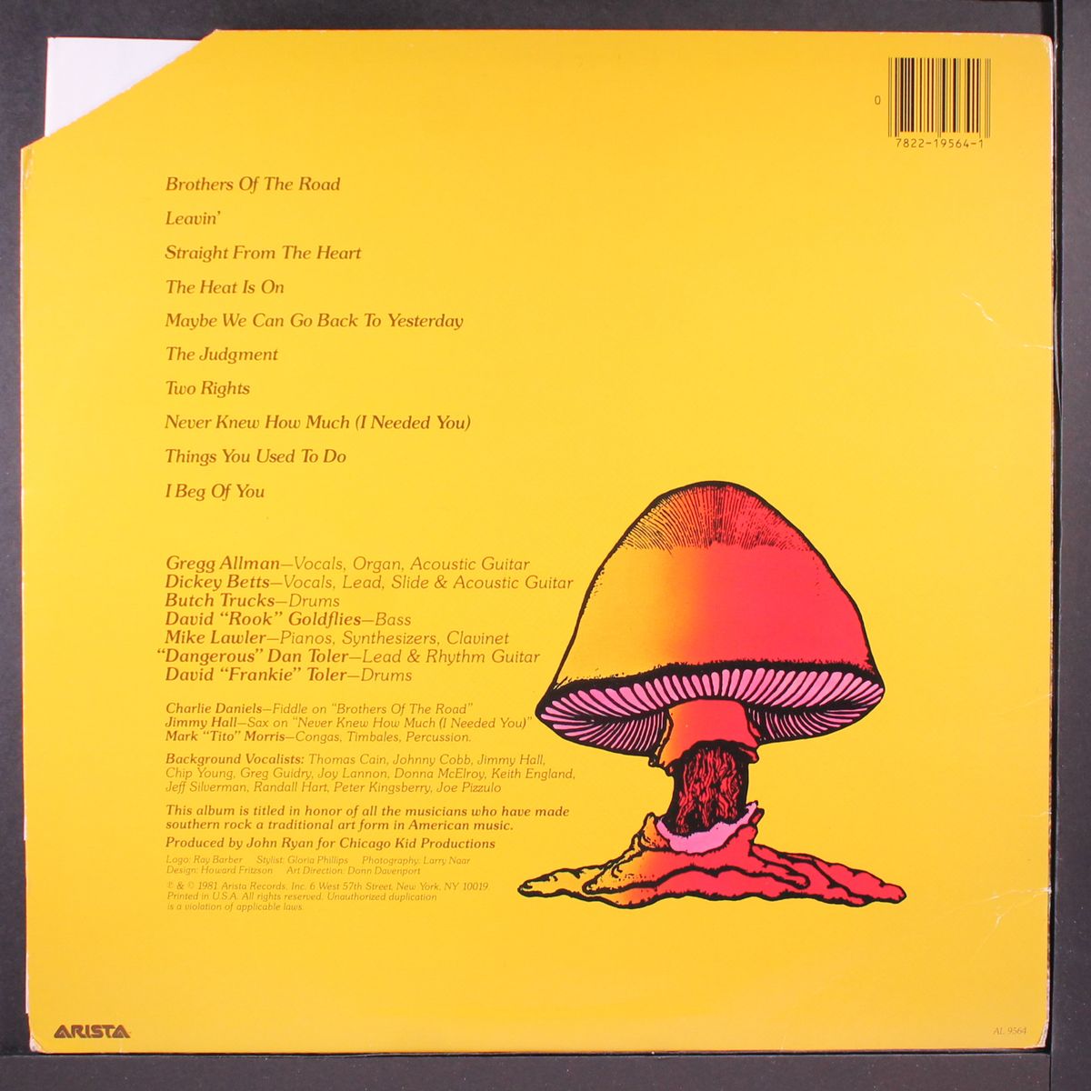 brothers of the road by ALLMAN BROTHERS BAND