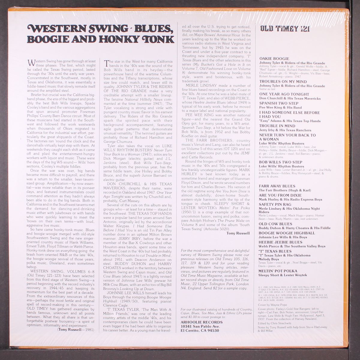 western swing blues, boogie and honky tonk, vol. 6 by VARIOUS