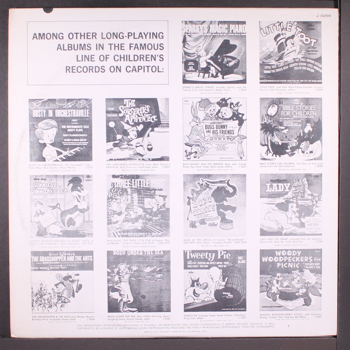 bugs bunny in storyland by MEL BLANC