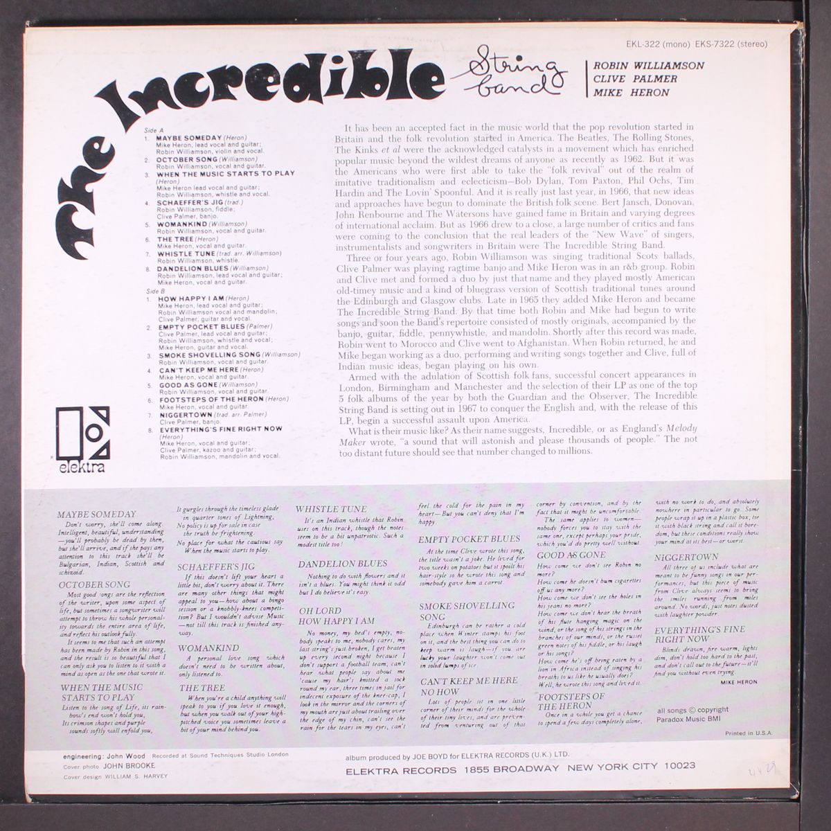 the incredible string band by INCREDIBLE STRING BAND