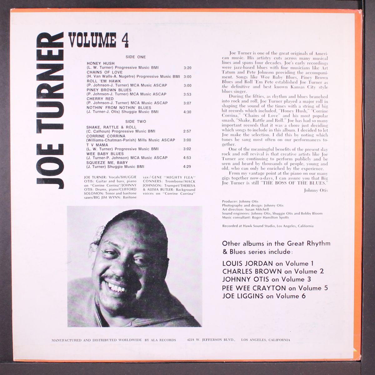 great rhythm & blues oldies, vol. 4 by JOE TURNER