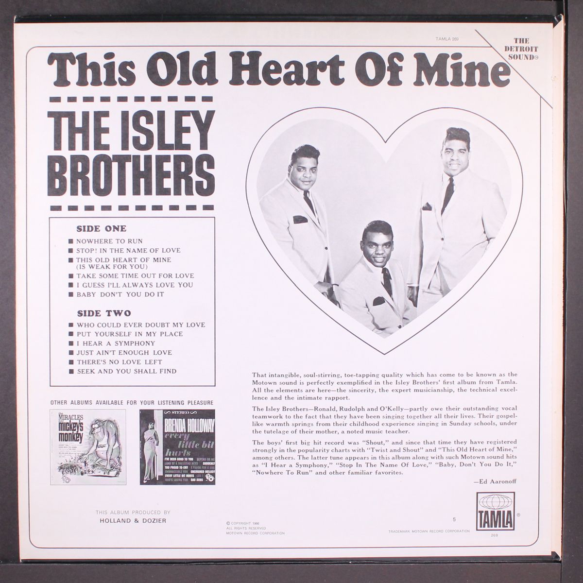 this old heart of mine by ISLEY BROTHERS