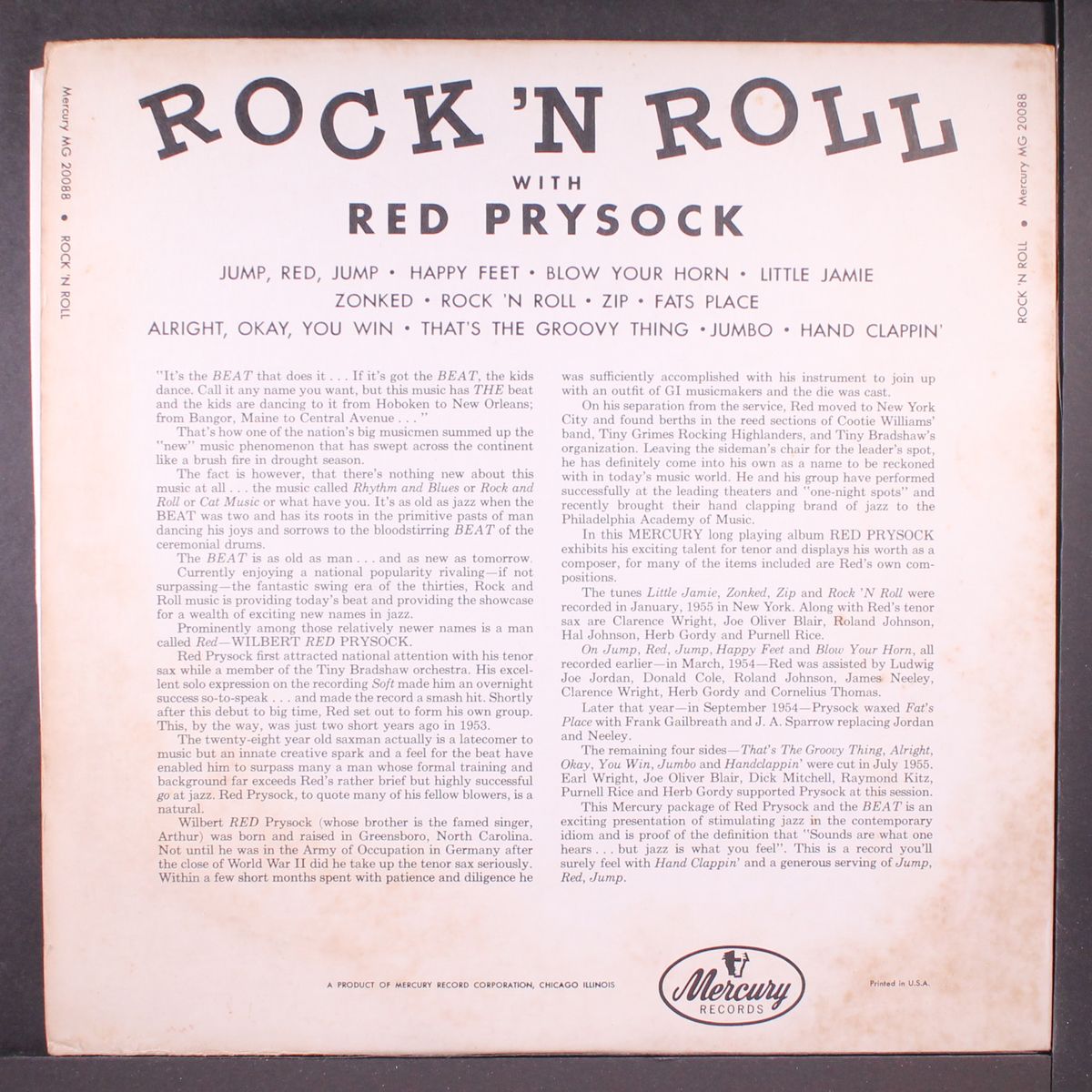 rock'n roll by RED PRYSOCK