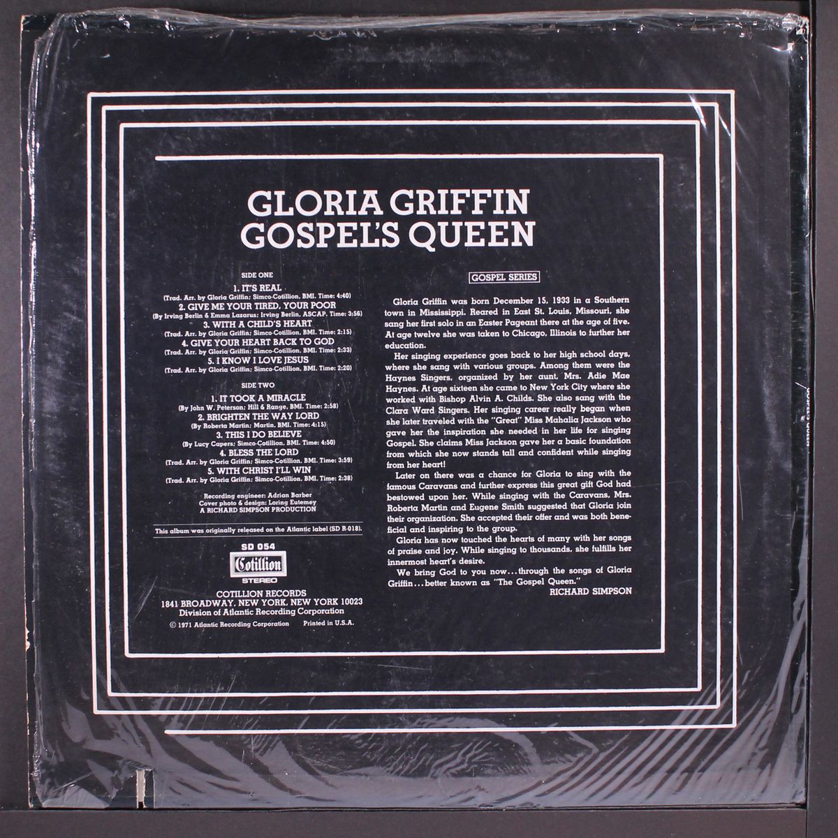 gospel's queen by GLORIA GRIFFIN
