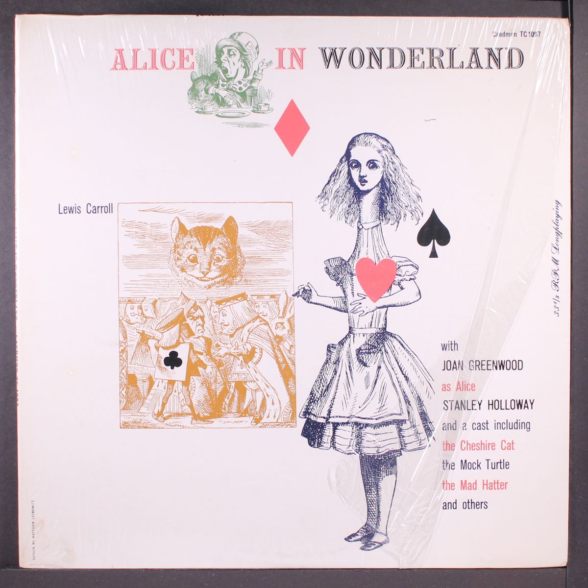 carroll: alice in wonderland by JOAN GREENWOOD & STANLEY HOLLOWAY