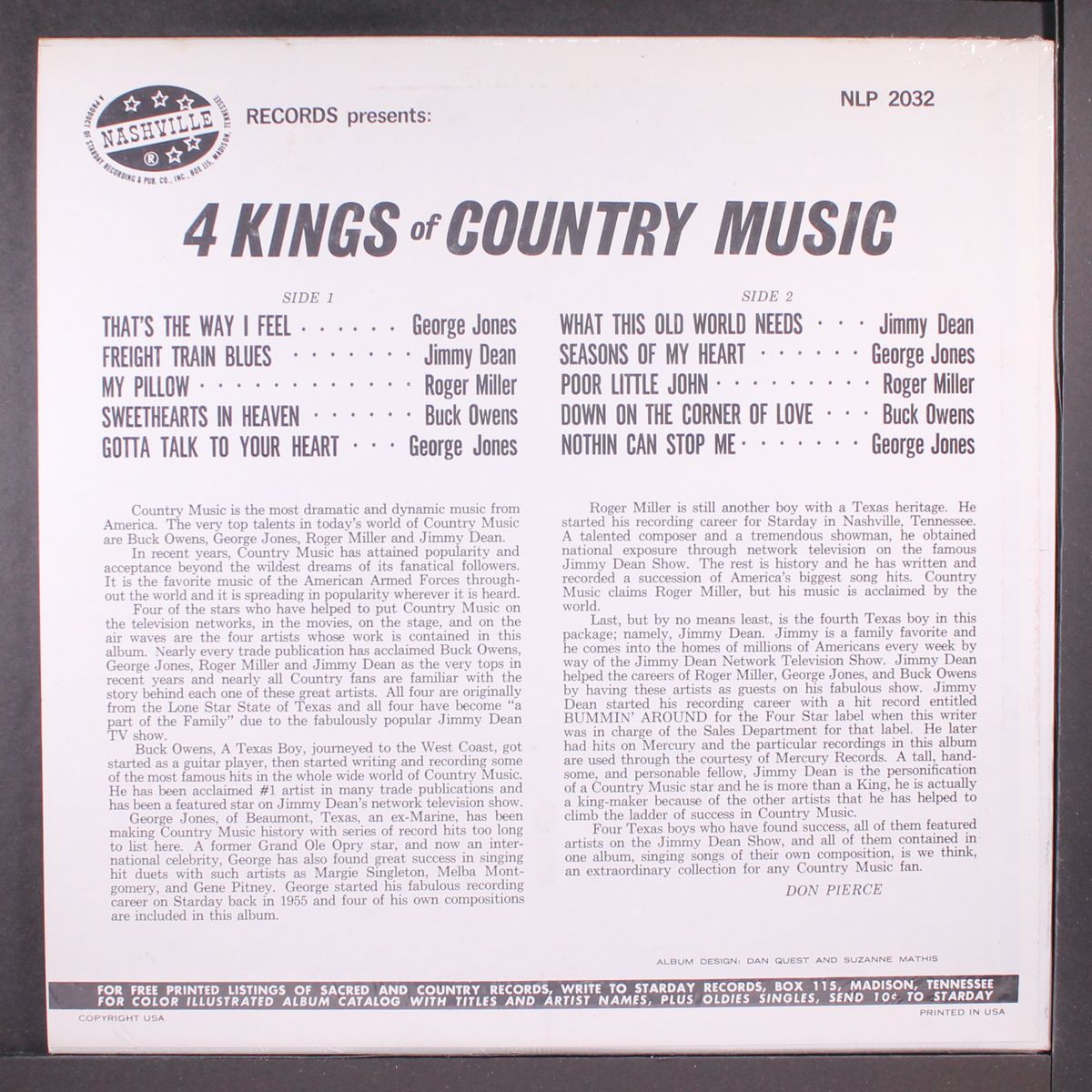 4 kings of country music by VARIOUS