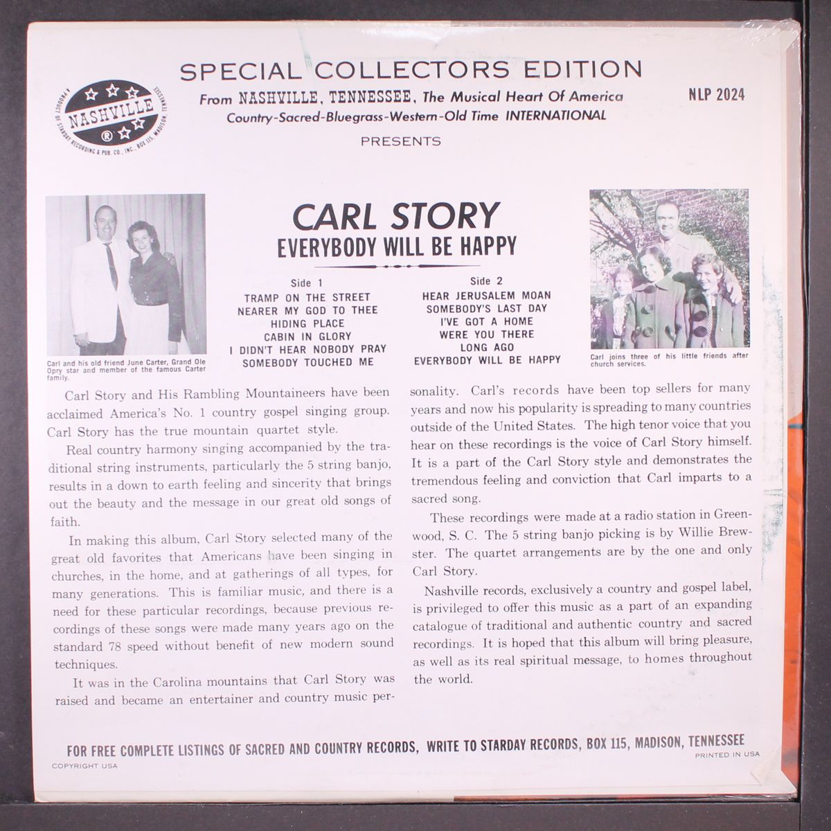 everybody will be happy by CARL STORY