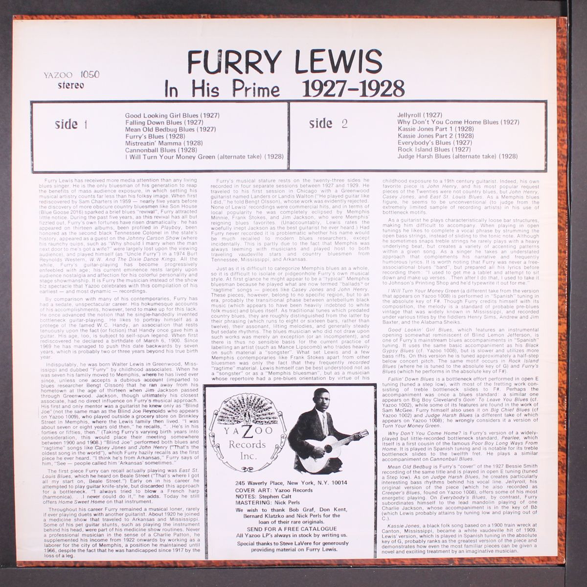 in his prime, 1927-1928 by FURRY LEWIS