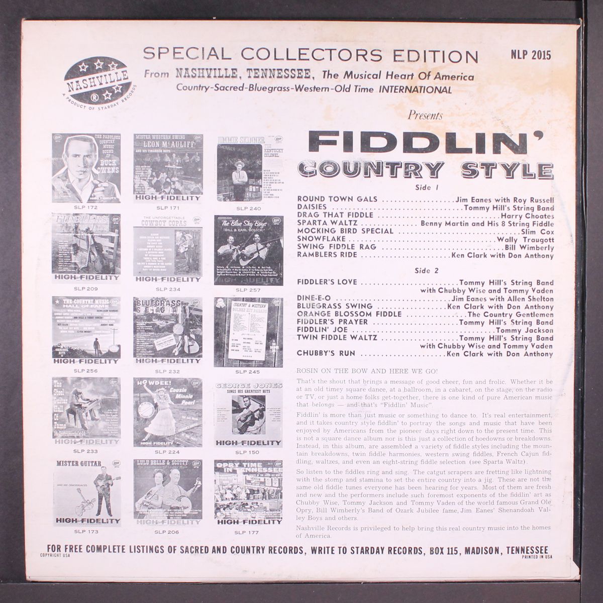 fiddlin' country style by VARIOUS