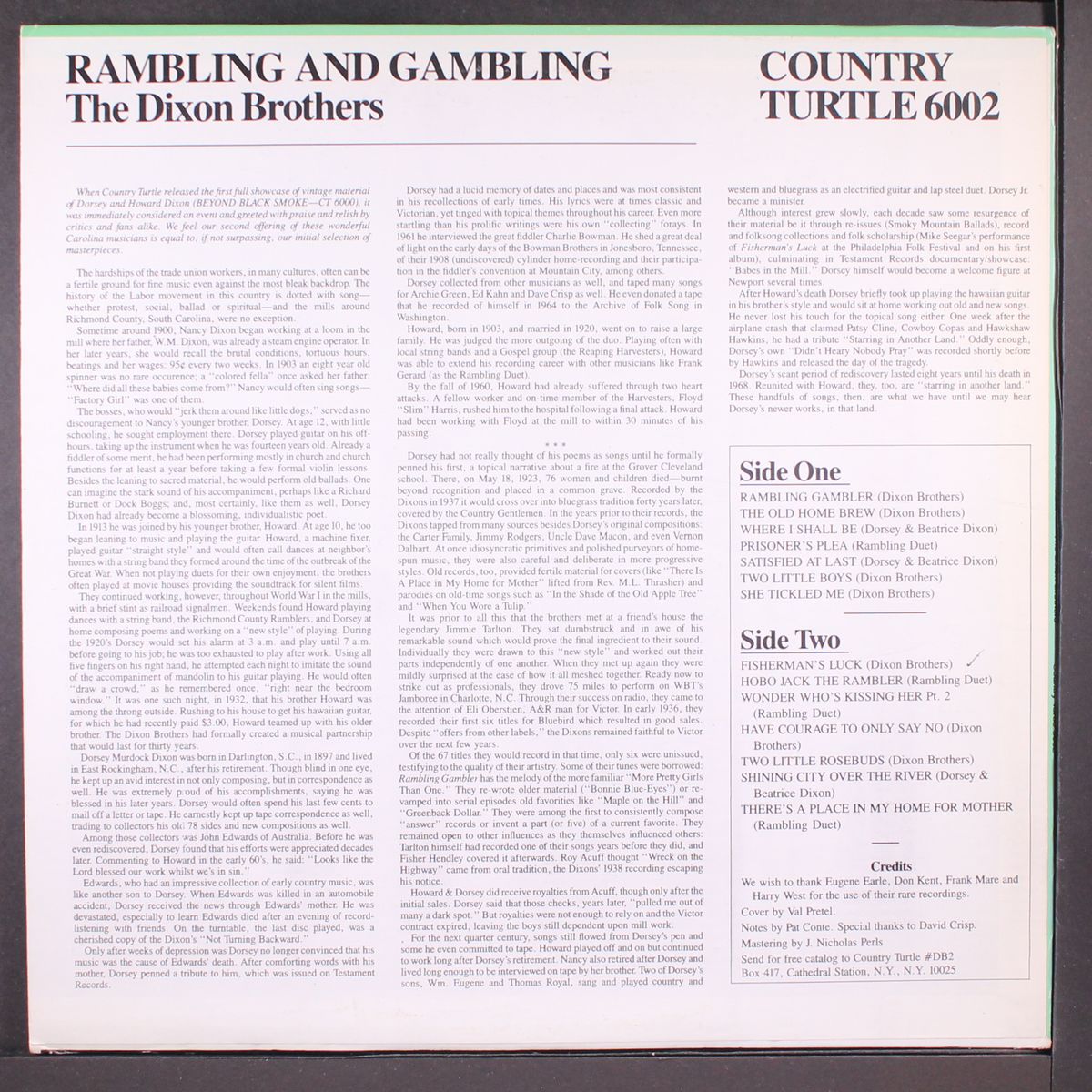 ramblin' & gamblin' by DIXON BROTHERS