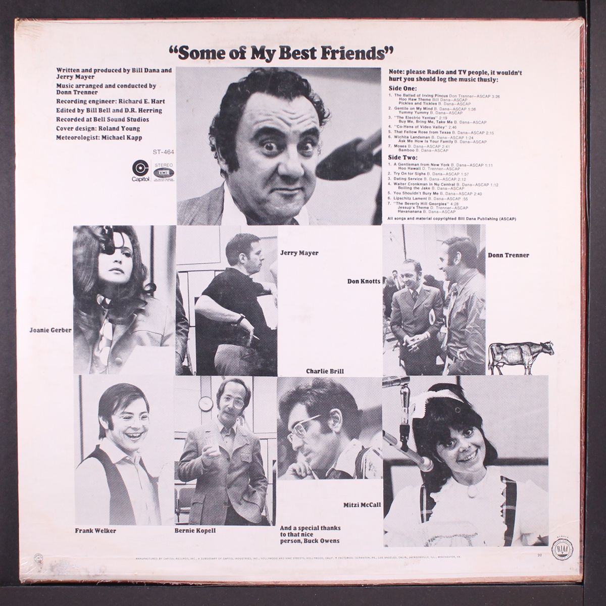 hoo ha! direct from noshville by BILL DANA
