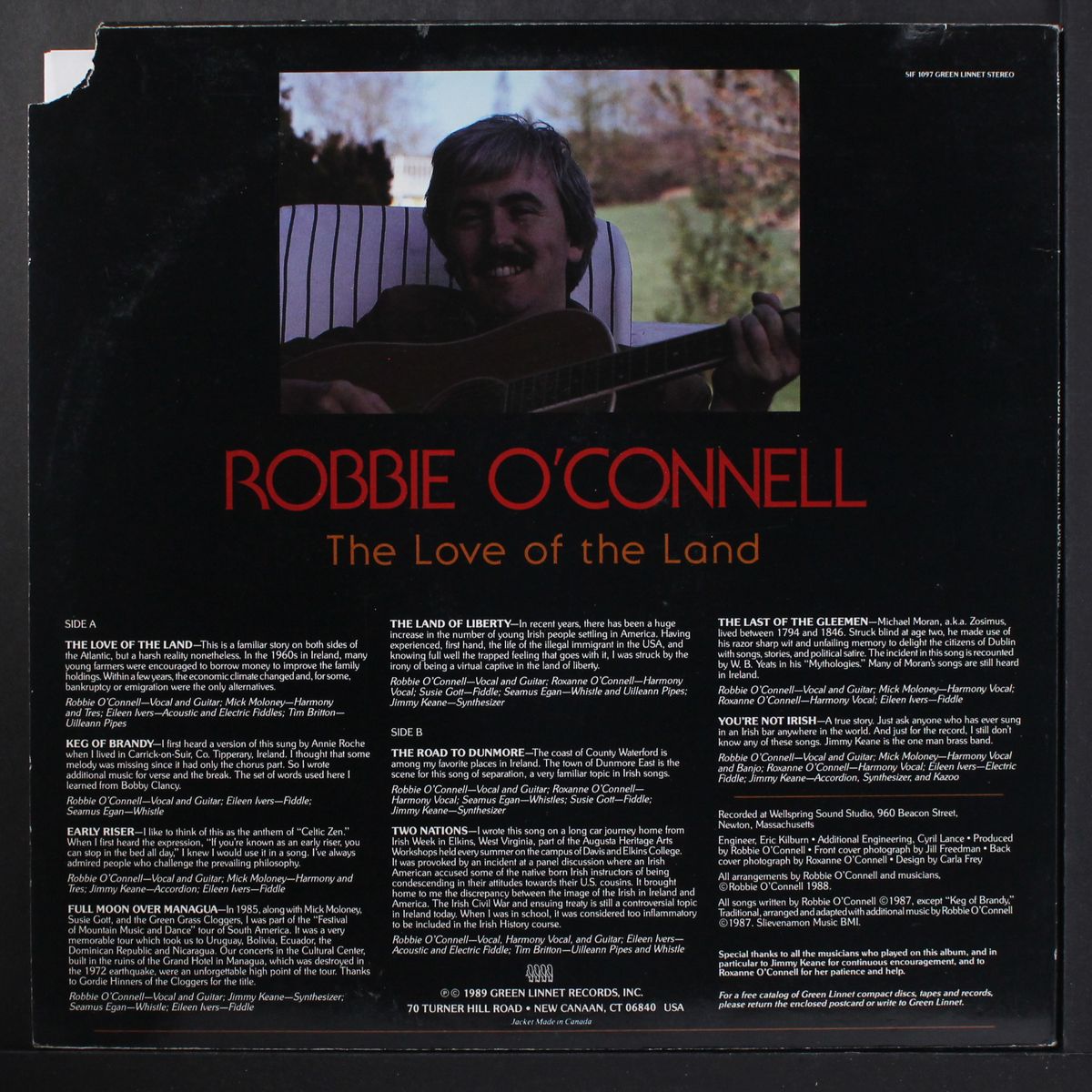 the love of the land by ROBBIE O'CONNELL