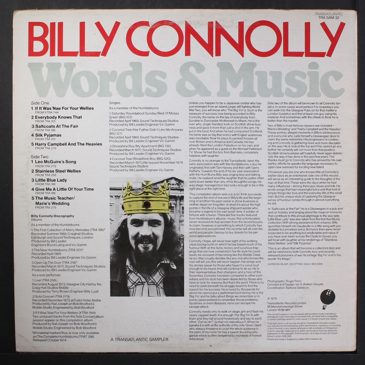 wors and music by BILLY CONNOLLY