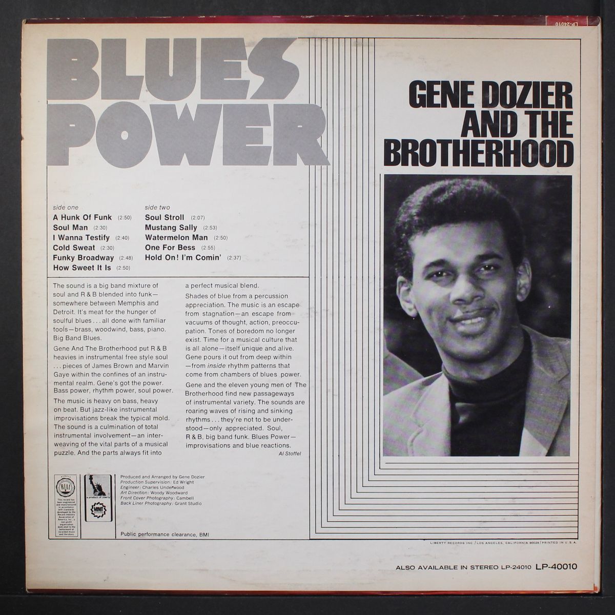 blues power by GENE DOZIER & BROTHERHOOD