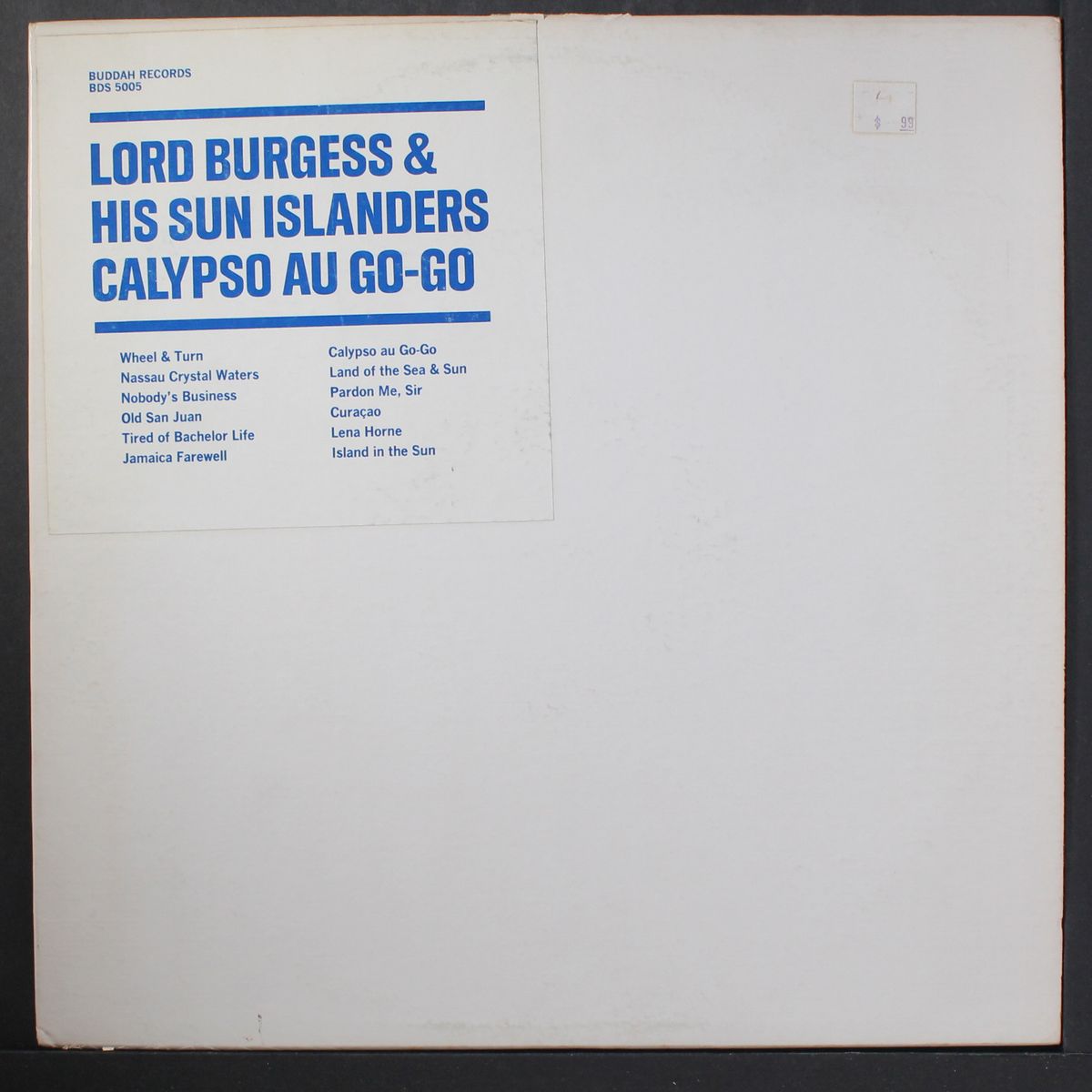 calypso go go by LORD BURGESS & HIS SUN ISLANDERS