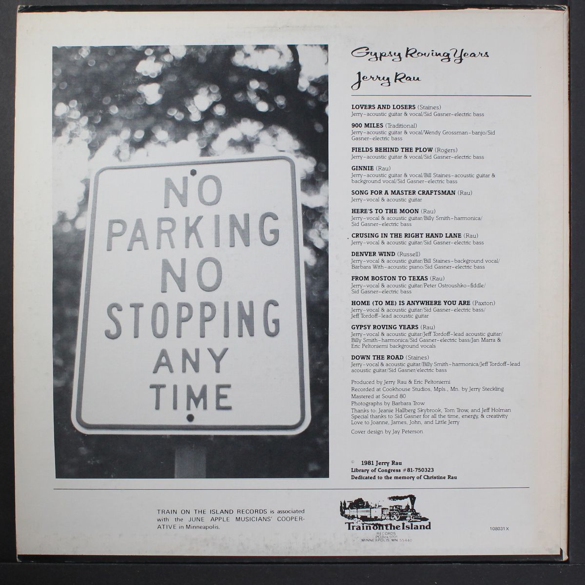 gypsy roving years by JERRY RAU