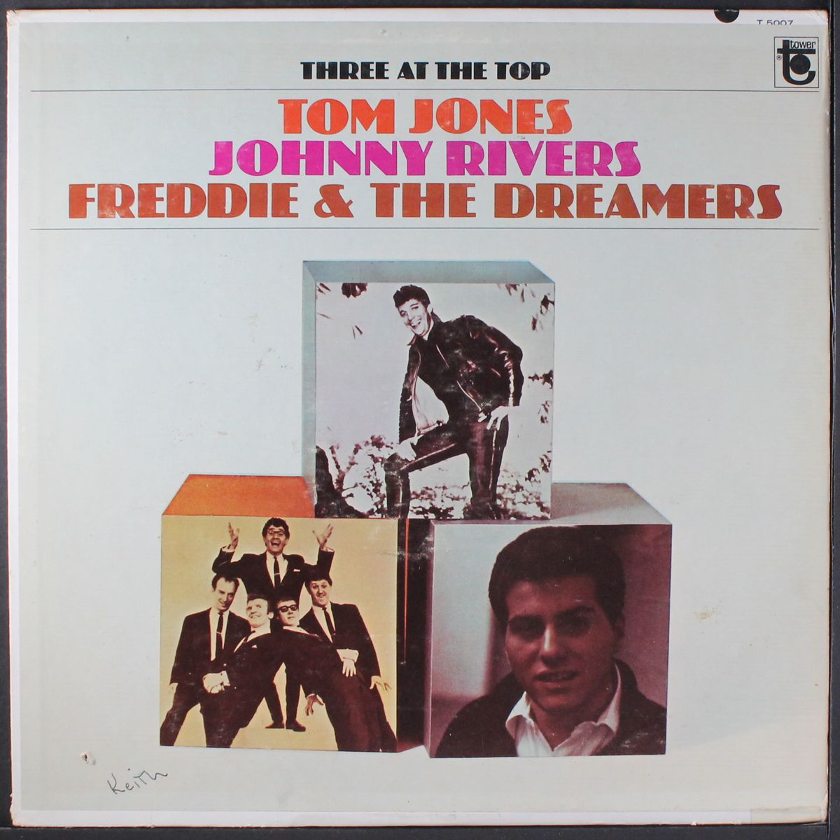 three at the top by TOM JONES, JOHNNY RIVERS, ETC