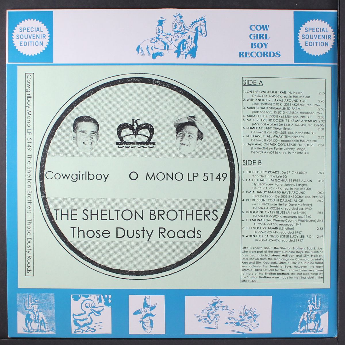 those dusty roads by SHELTON BROTHERS
