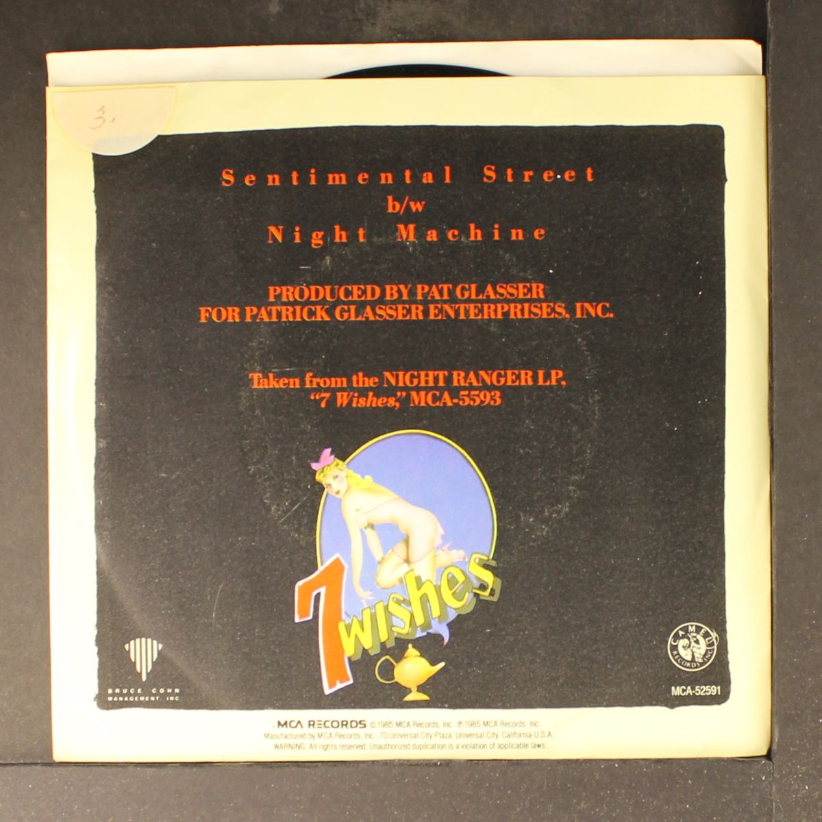 sentimental street / night machine by NIGHT RANGER