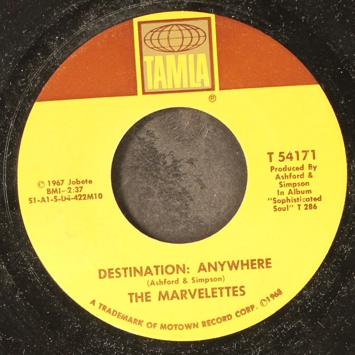 destination: anywhere / what's easy for two by MARVELETTES