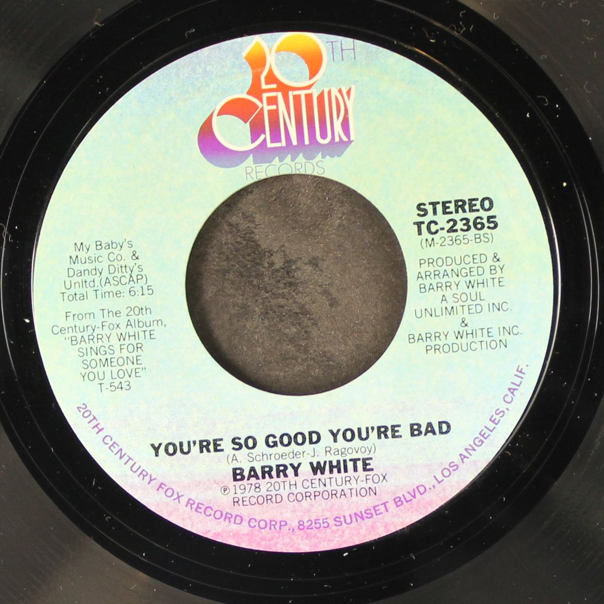 oh what a night for dancing / you're so good you're so bad by BARRY WHITE