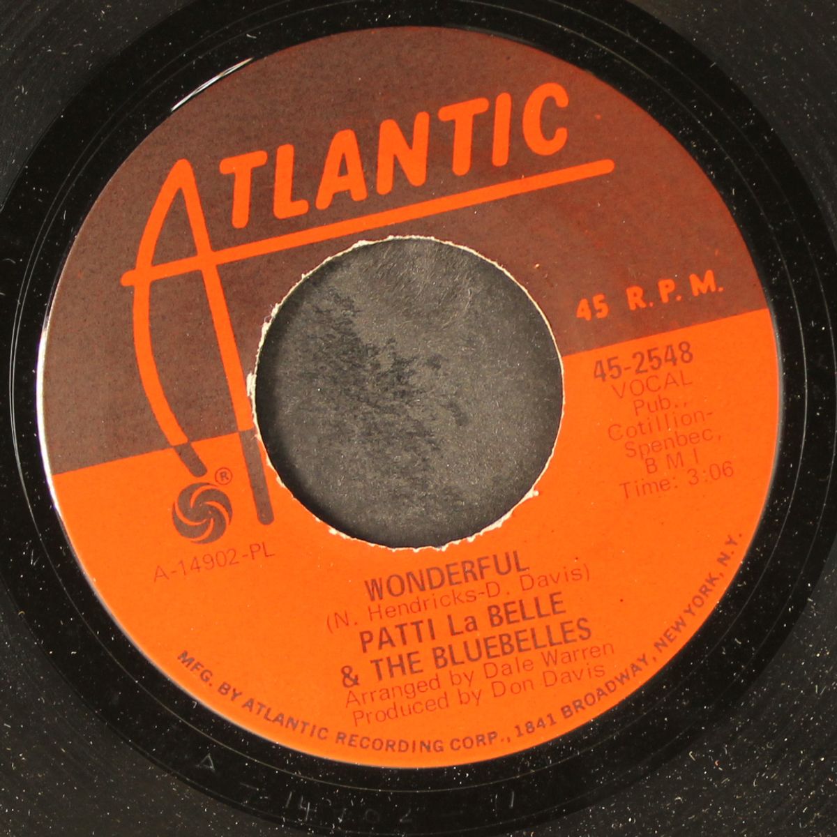 he's my man / wonderful by PATTI LA BELLE & BLUEBELLES