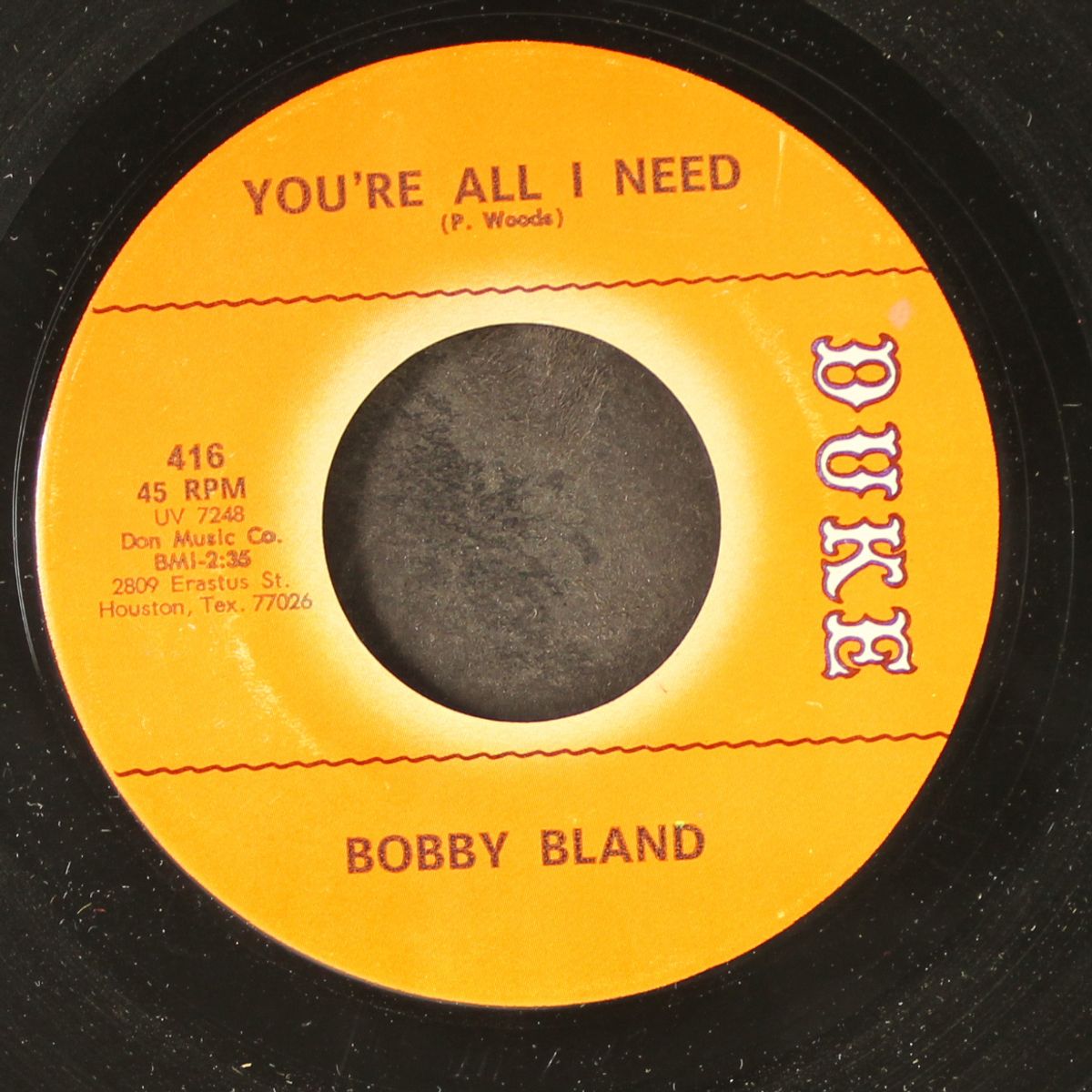 you're all i need by BOBBY BLAND