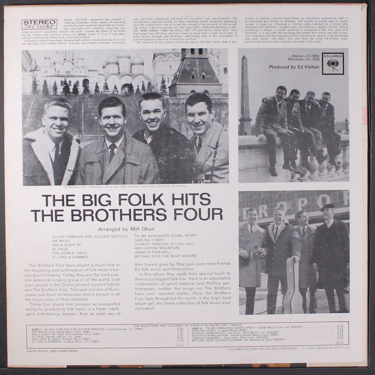 the big folk hits by BROTHERS FOUR