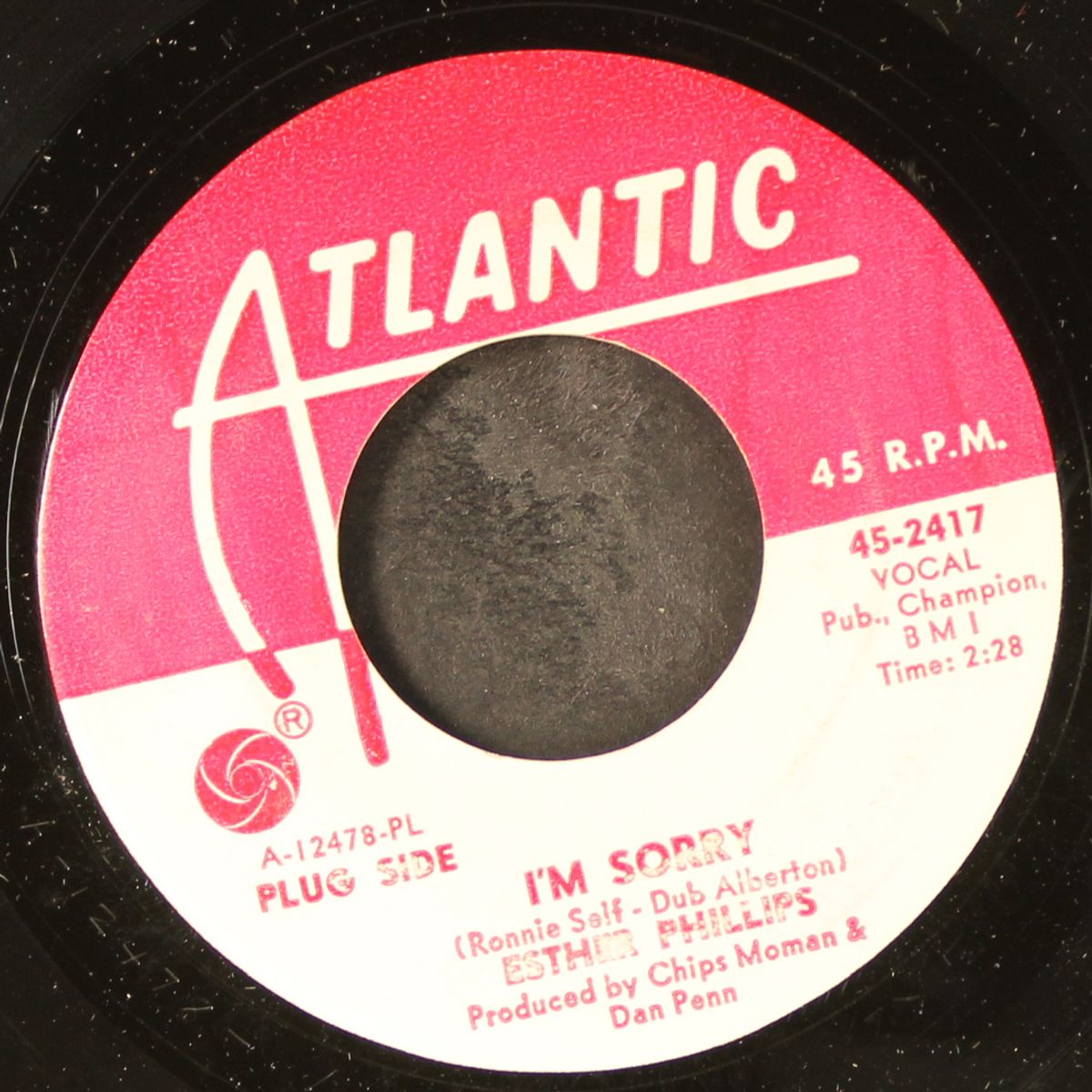 cheater man / i'm sorry by ESTHER PHILLIPS