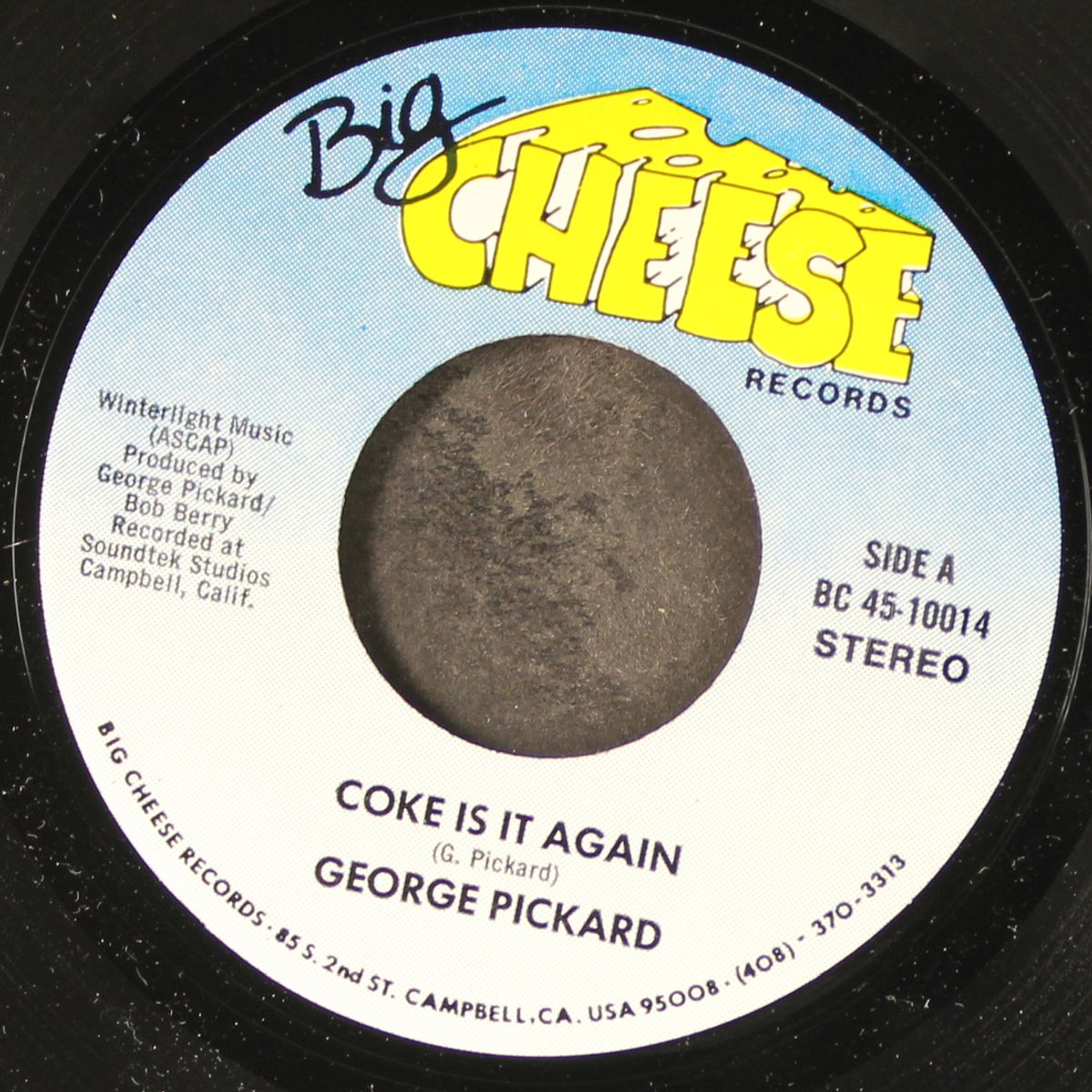 coke is it again by GEORGE PICKARD