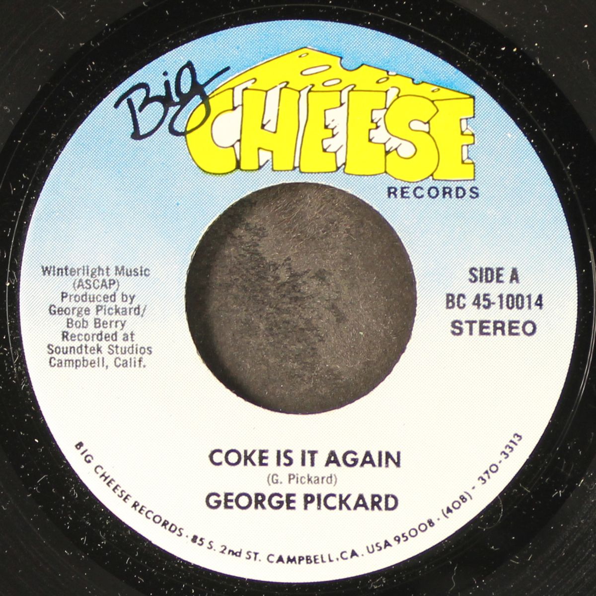 coke is it again by GEORGE PICKARD