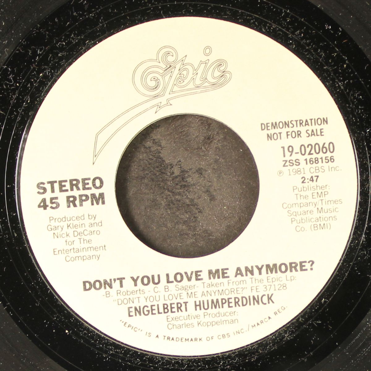 don't you love me anymore by ENGELBERT HUMPERDINCK