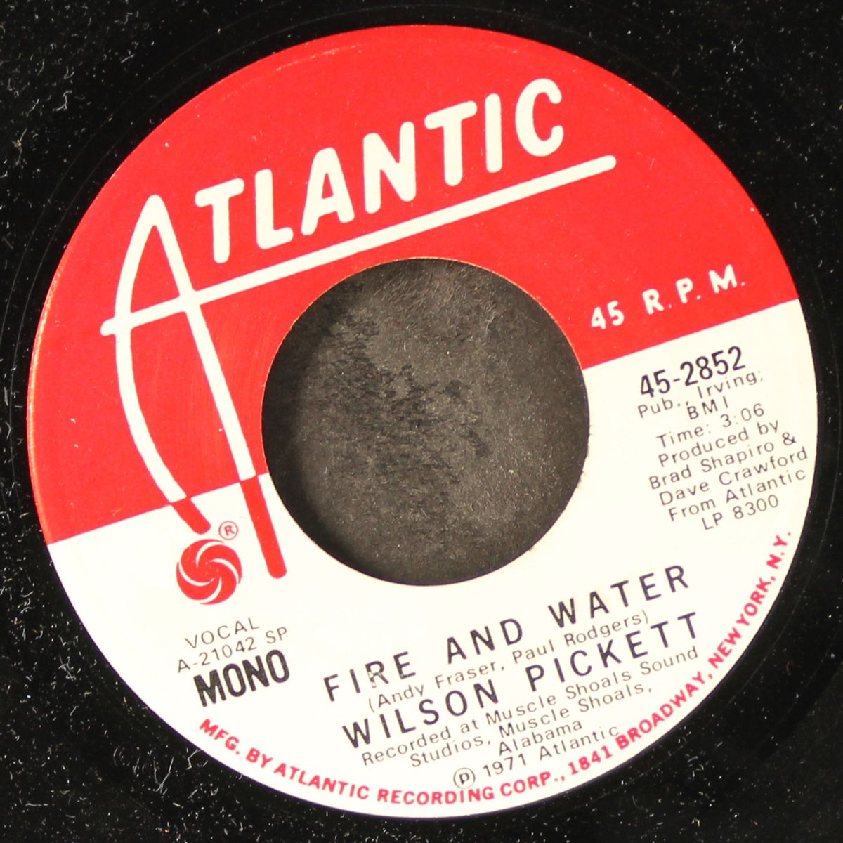 fire & water by WILSON PICKETT