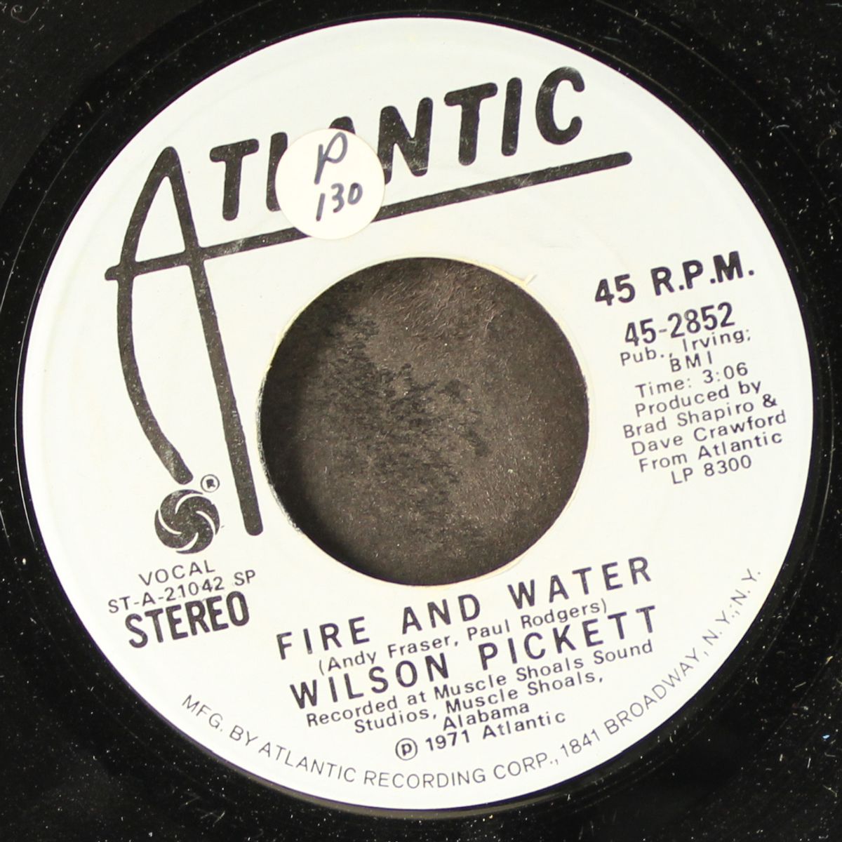 fire & water by WILSON PICKETT