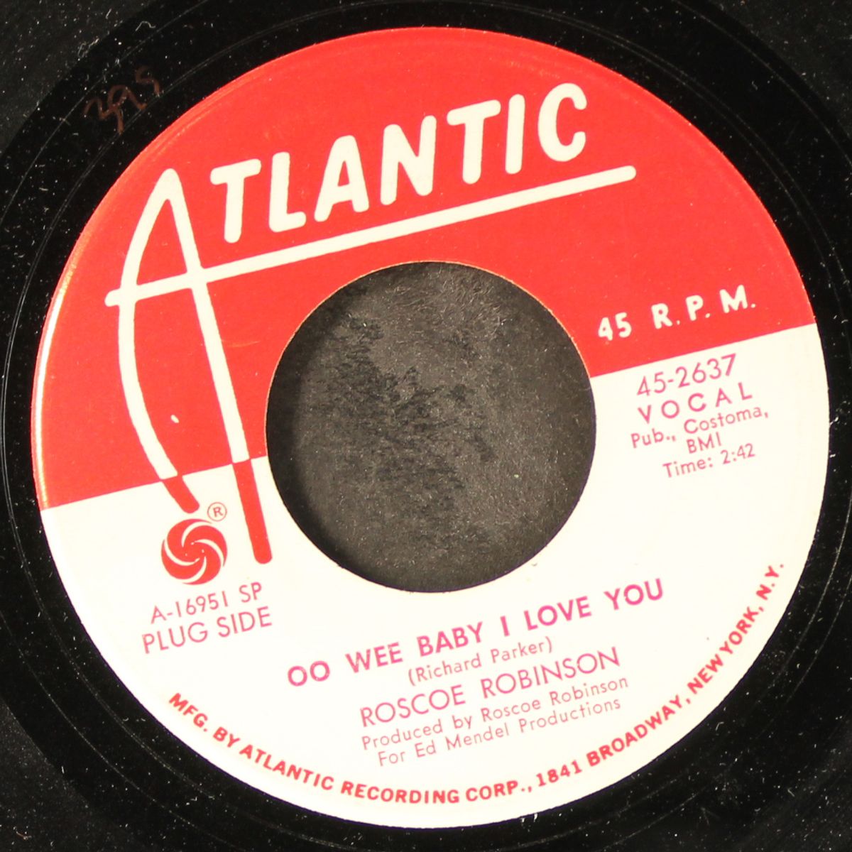 leave you in the arms of your other man / oo wee baby i love you by ROSCOE ROBINSON