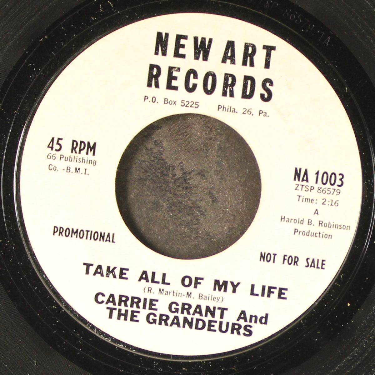 take all of my life by CARRIE GRANT & GRANDEURS
