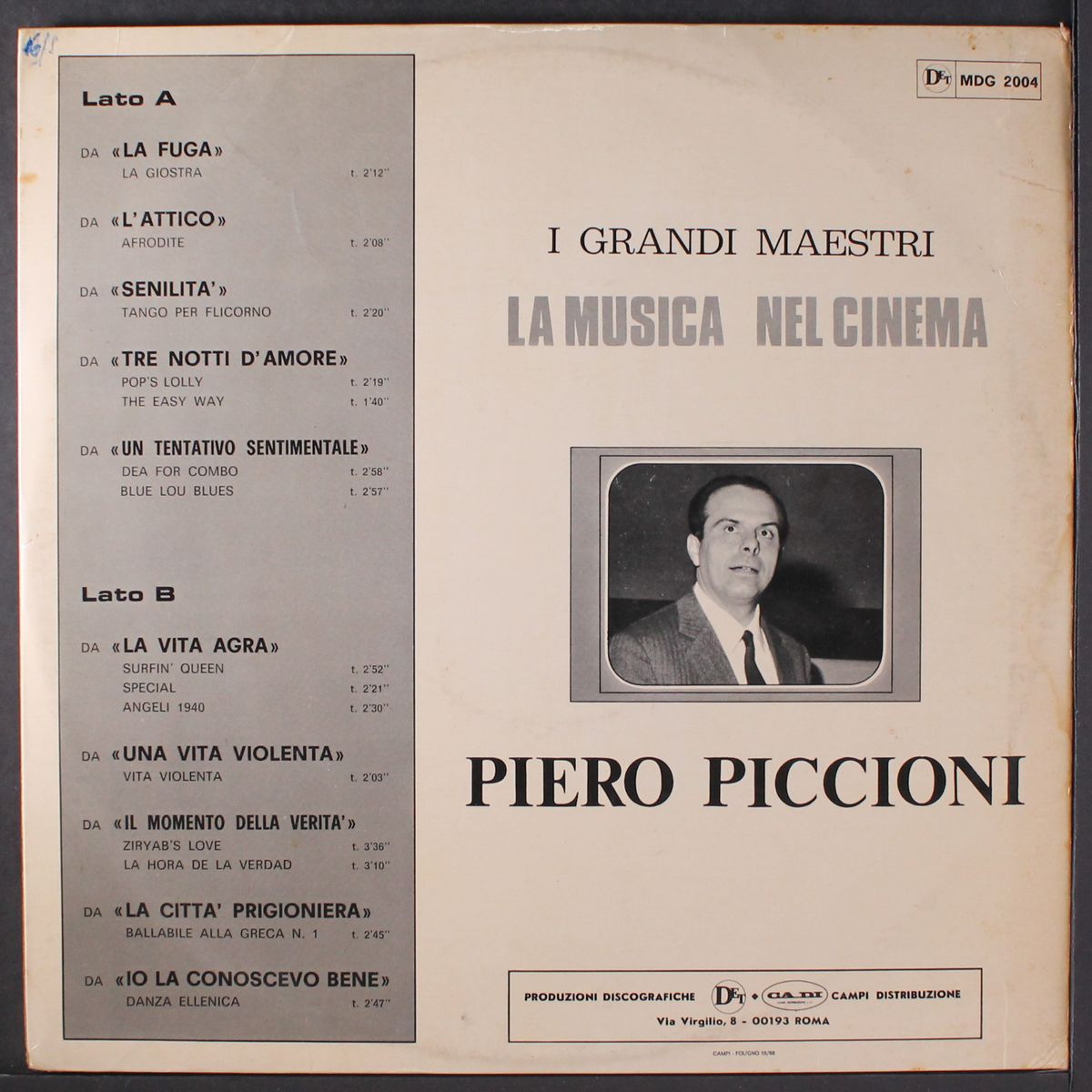 la musica nel cinema by PIERO PICCIONI