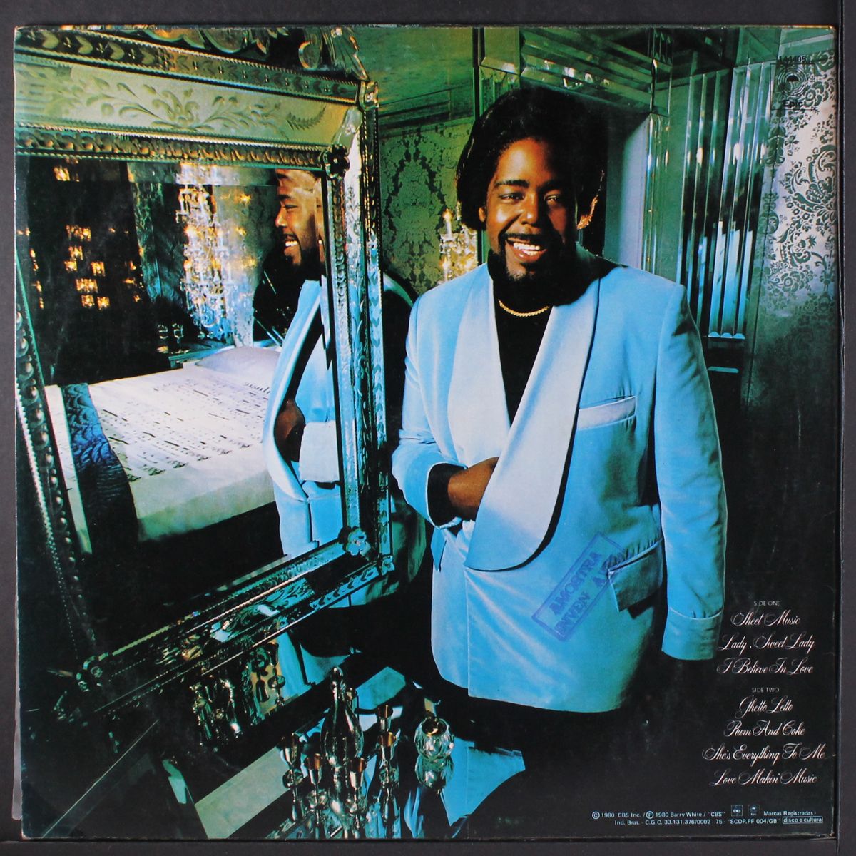 sheet music by BARRY WHITE