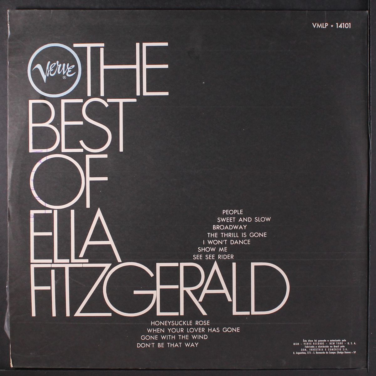 the best of by ELLA FITZGERALD
