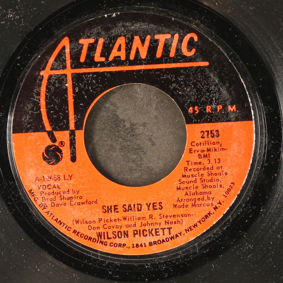 she said yes by WILSON PICKETT