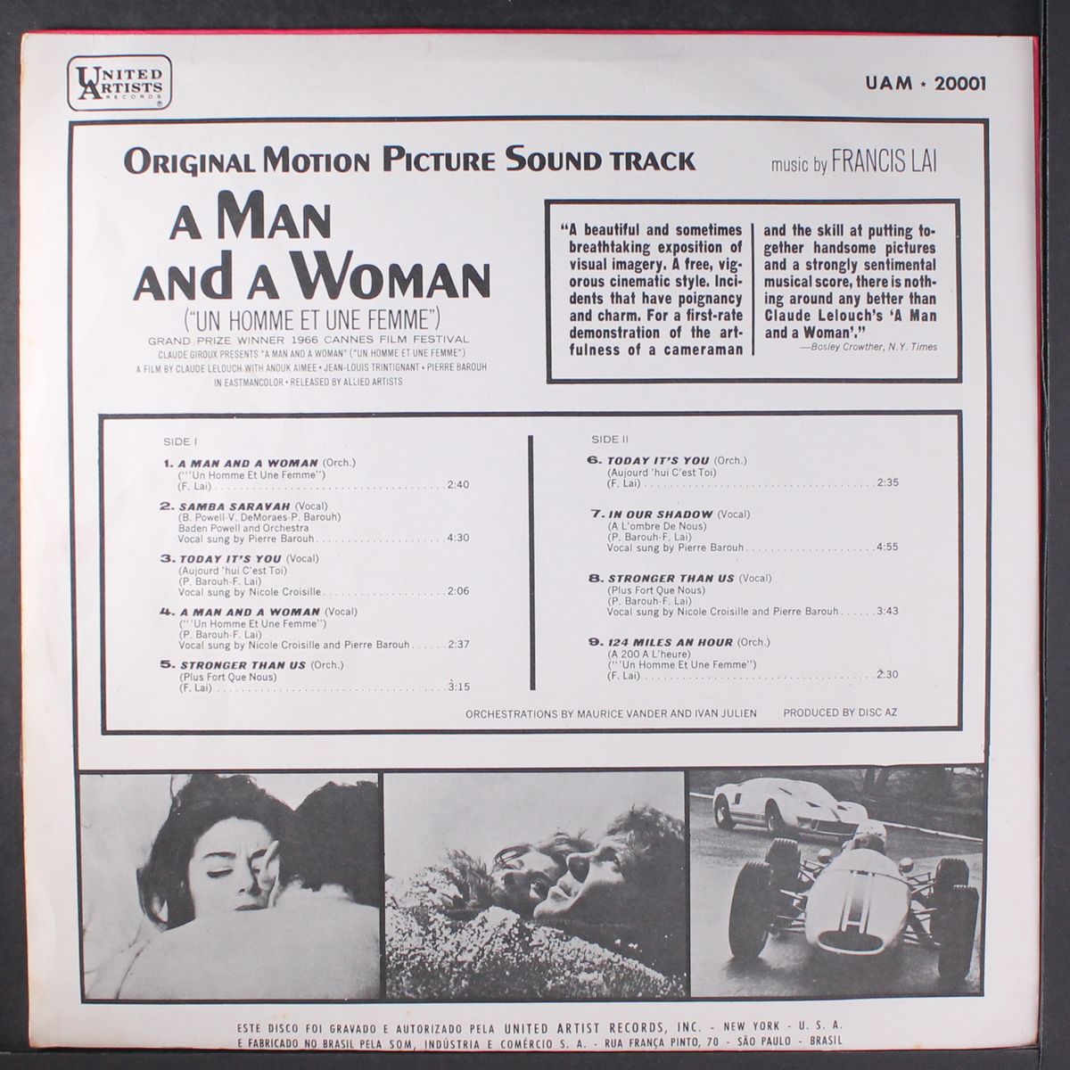 a man and a woman by SOUNDTRACK