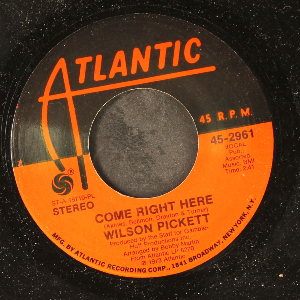 international playboy / come right here by WILSON PICKETT