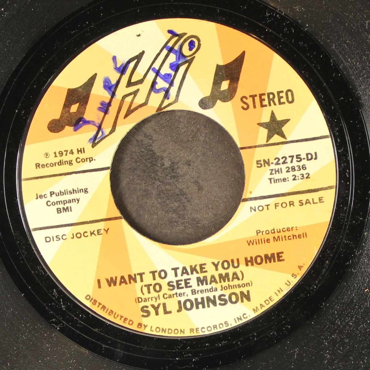 i want to take you home / mono by SYL JOHNSON