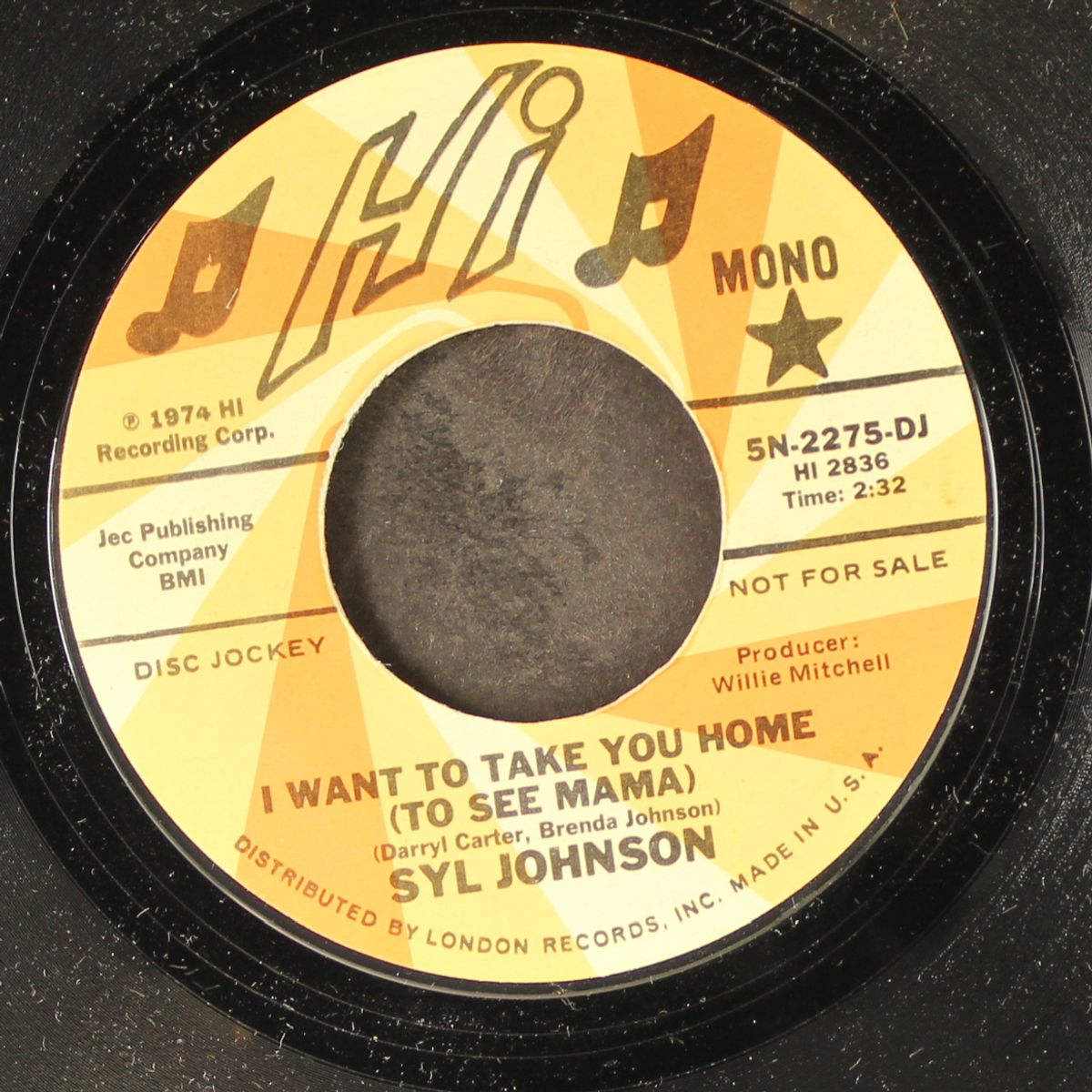i want to take you home / mono by SYL JOHNSON
