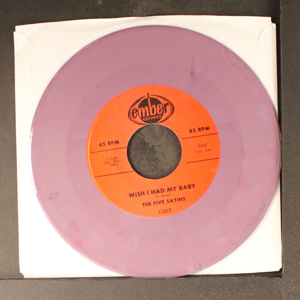 to the aisle / wish i had my baby by FIVE SATINS