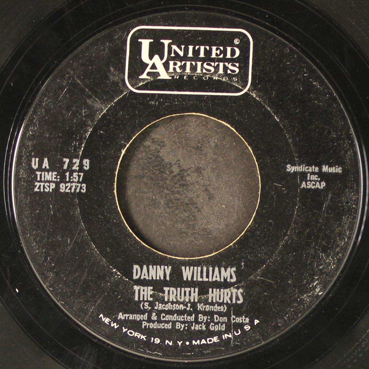 the truth hurts / a little toy balloon by DANNY WILLIAMS